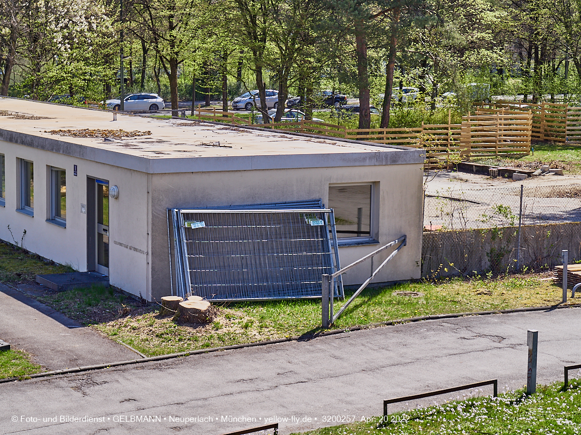 20.04.2022 - Baustelle am Haus für Kinder in Neuperlach